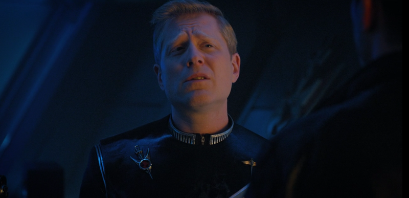A face that screams, “Gabriel, I really hoped you were dead.” Which he also said out loud, because there is no Stamets in any universe who isn’t going to share that thought whenever he has it.